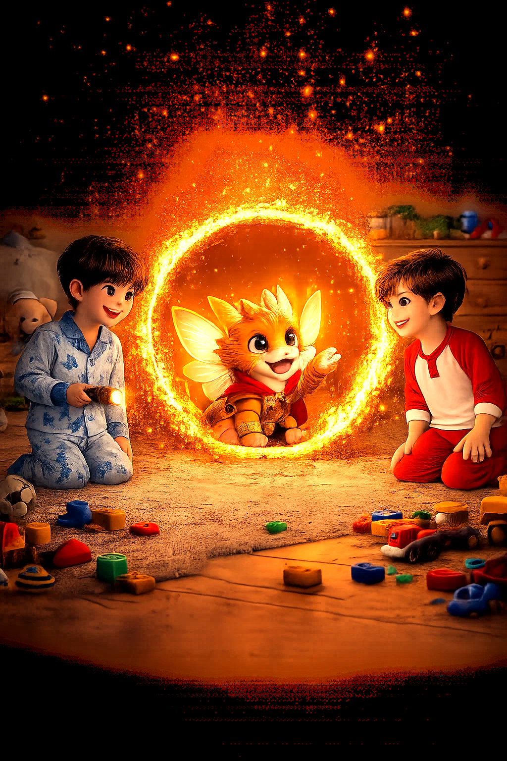 Flarina abre el portal al Reino de la Noche