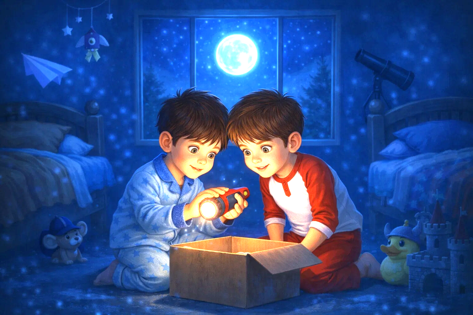 Daniel y Gabriel descubren la linterna