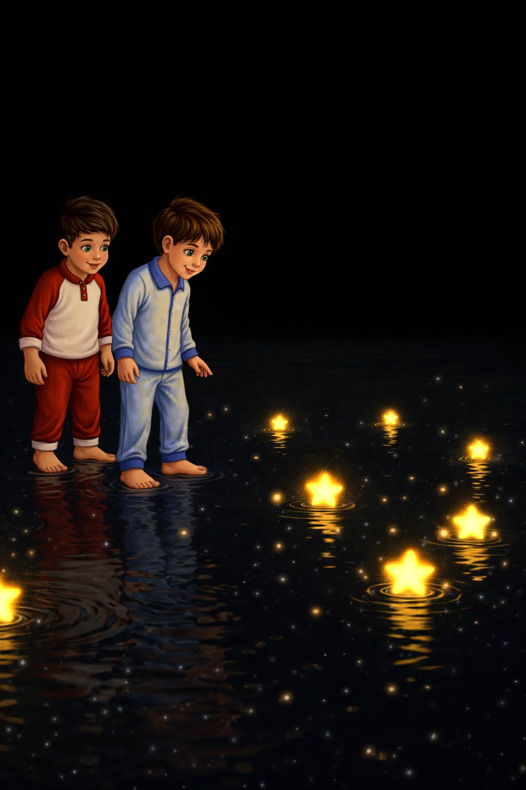 Las estrellas perdidas en el suelo