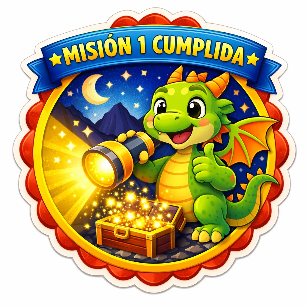 Medallón Misión 1 Cumplida