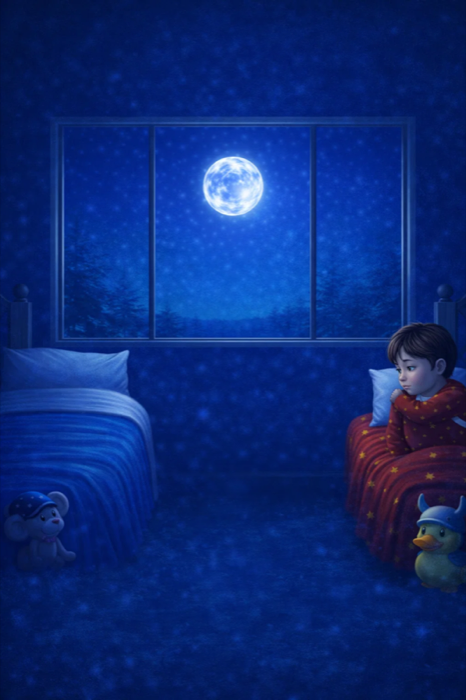 Daniel solo en su habitación por primera vez