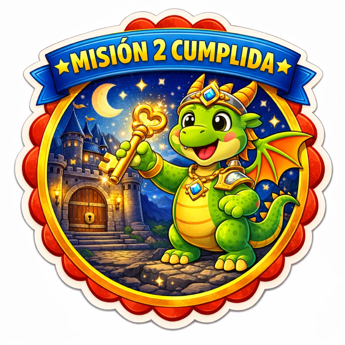 Medallón Misión 2 Cumplida